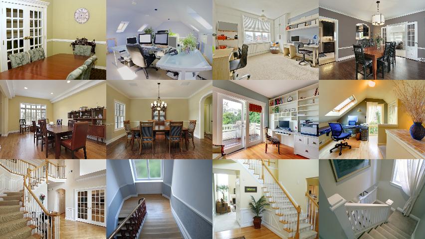 bedrooms Stairwells Dining rooms Lounge Kitchen Bathroom